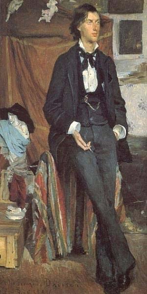 Louise-Catherine Breslau Portrait of Henry Davison, English poet oil painting image